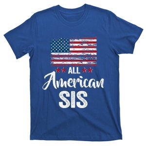 All American Sis 4th Of July Family Matching Costume Cool Gift T-Shirt