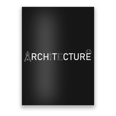 Architecture Architect Student Future Architect Outfit Poster