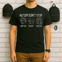 Autism Awareness S Autism Didn't Stop T-Shirt