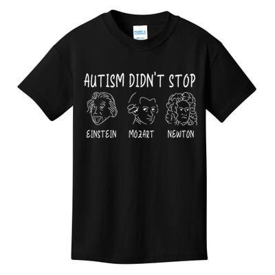 Autism Awareness S Autism Didn't Stop Kids T-Shirt