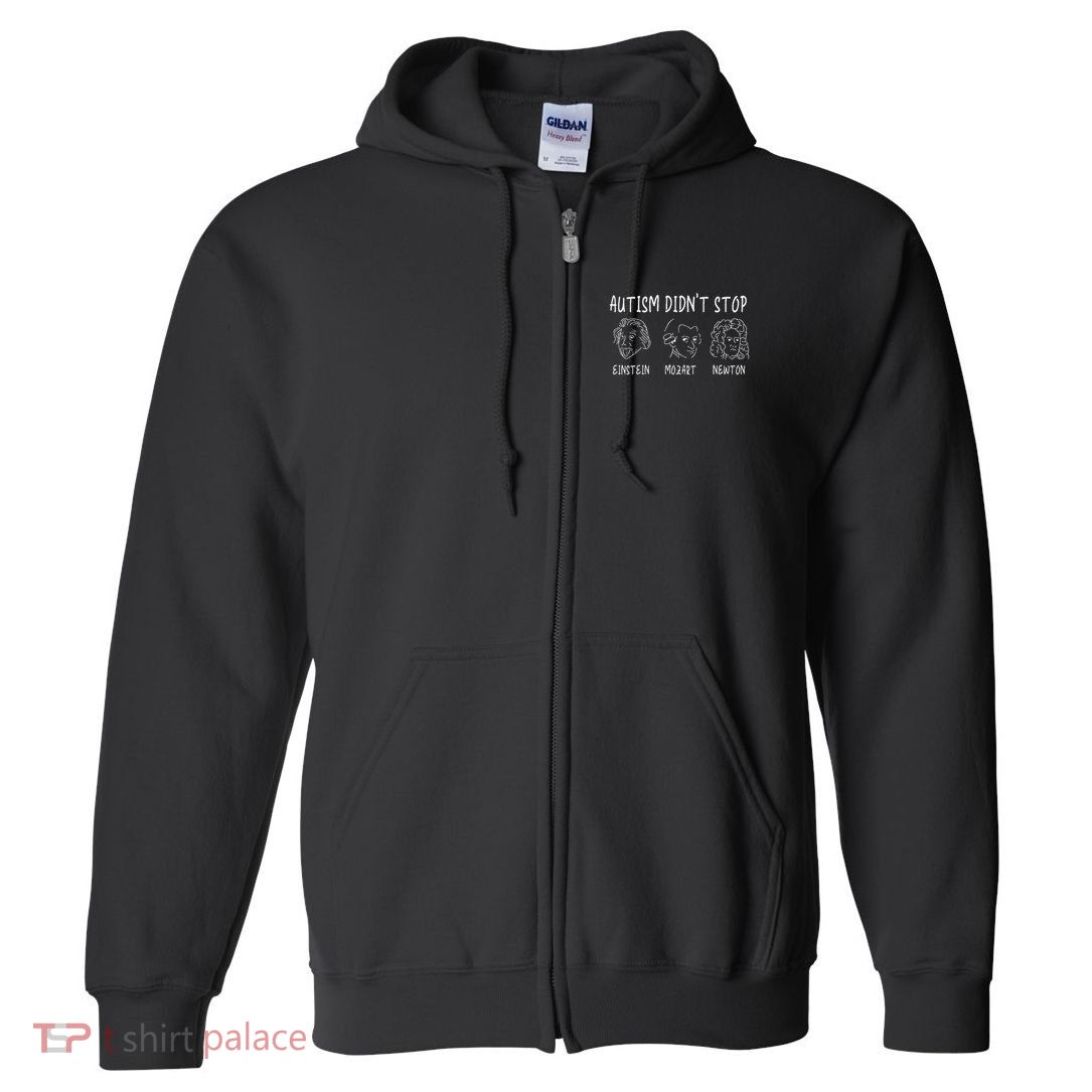 Autism Awareness S Autism Didn't Stop Full Zip Hoodie