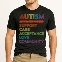 Autism Awareness Support Care Acceptance Ally Cooling Performance Crew T-Shirt