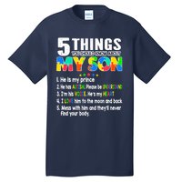 Autism Awareness Support Autism Son for Mom Dad Tall T-Shirt