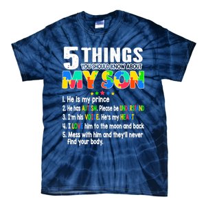 Autism Awareness Support Autism Son for Mom Dad Tie-Dye T-Shirt