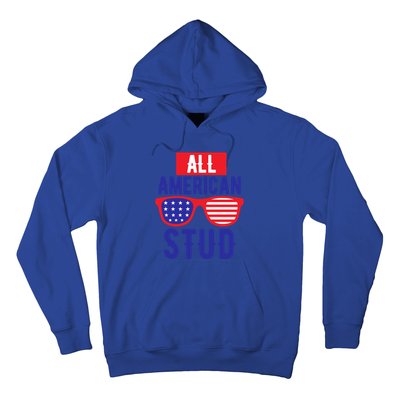 All American Stud Sunglasses 4th Of July Patriotic Gift Hoodie