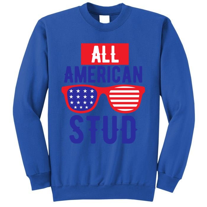 All American Stud Sunglasses 4th Of July Patriotic Gift Sweatshirt