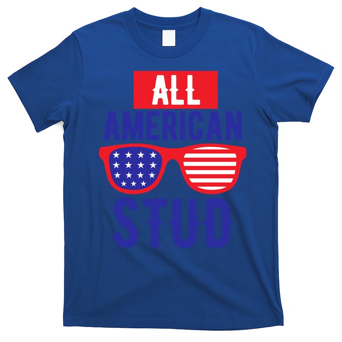 All American Stud Sunglasses 4th Of July Patriotic Gift T-Shirt