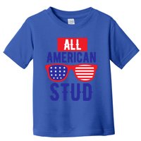 All American Stud Sunglasses 4th Of July Patriotic Gift Toddler T-Shirt