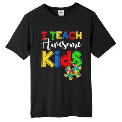 Autism Awareness Special ED Teacher Gifts Tall Fusion ChromaSoft Performance T-Shirt