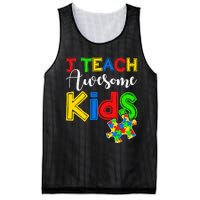 Autism Awareness Special ED Teacher Gifts Mesh Reversible Basketball Jersey Tank