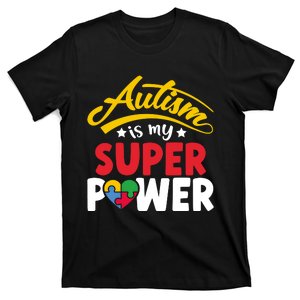 Autism Awareness Superpower Graphic T-Shirt