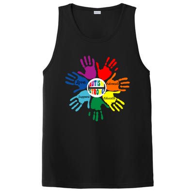 Autism Awareness Sign Language Hand Puzzle Support PosiCharge Competitor Tank