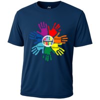Autism Awareness Sign Language Hand Puzzle Support Performance Shirt