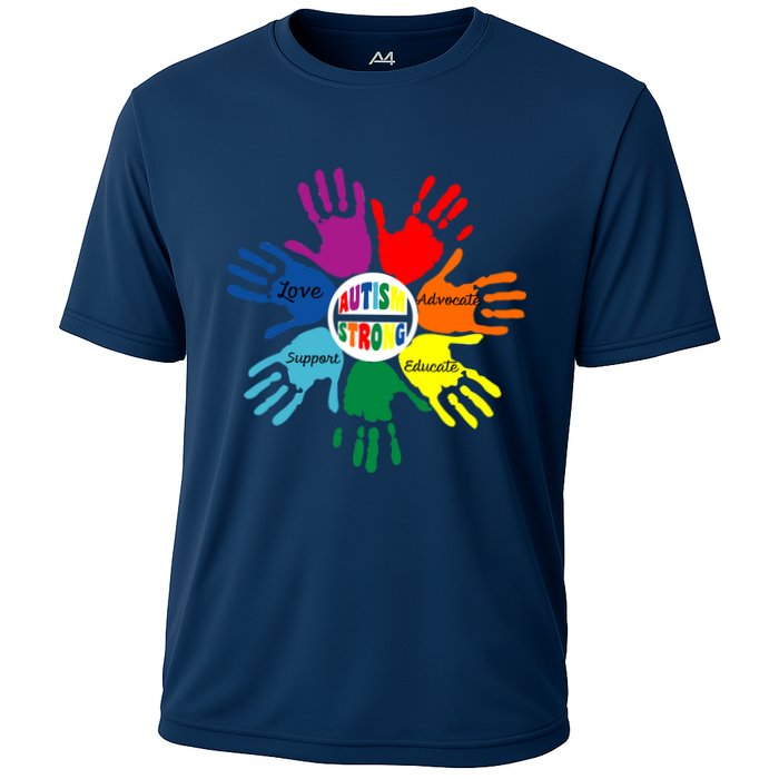 Autism Awareness Sign Language Hand Puzzle Support Performance Shirt