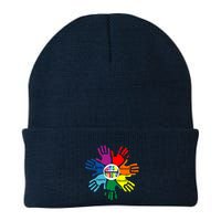 Autism Awareness Sign Language Hand Puzzle Support Beanie
