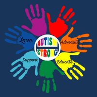 Autism Awareness Sign Language Hand Puzzle Support 16 in Basic Backpack