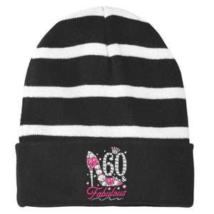 Affirmative Action Support Affirmative Action End Racism Striped Beanie with Solid Band