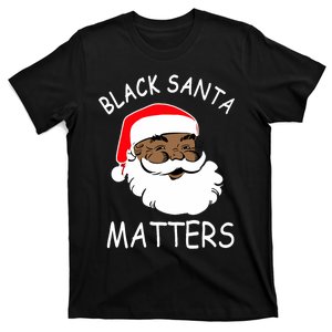 African American Santa Black Matters Christmas Pajama Family T-Shirt