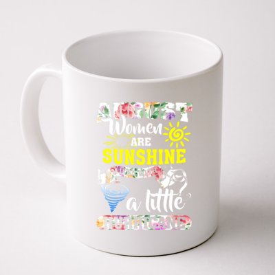 August Are Sunshine Mixed With Little Hurricane Fitted Gift Coffee Mug