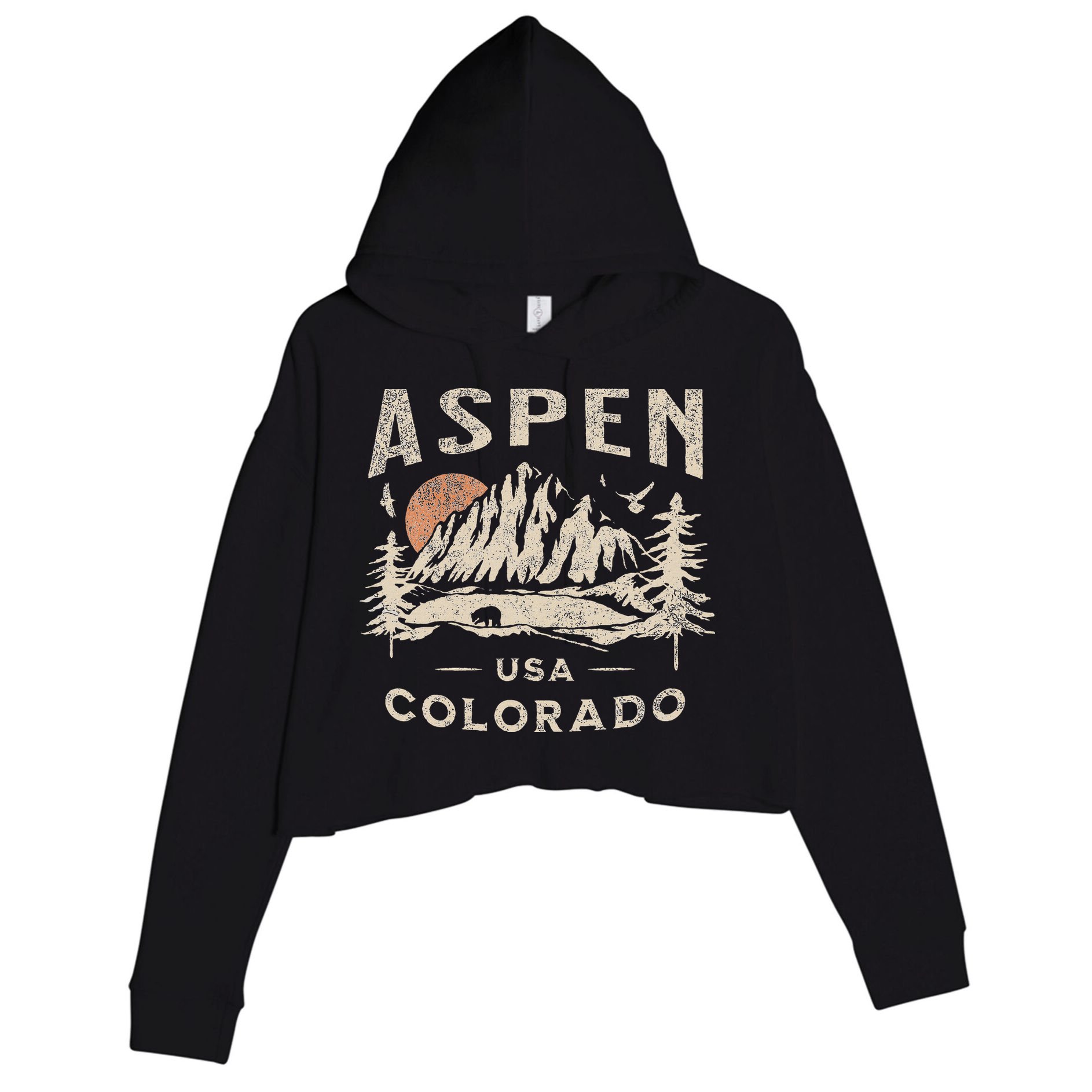 Aspen Crop Fleece Hoodie