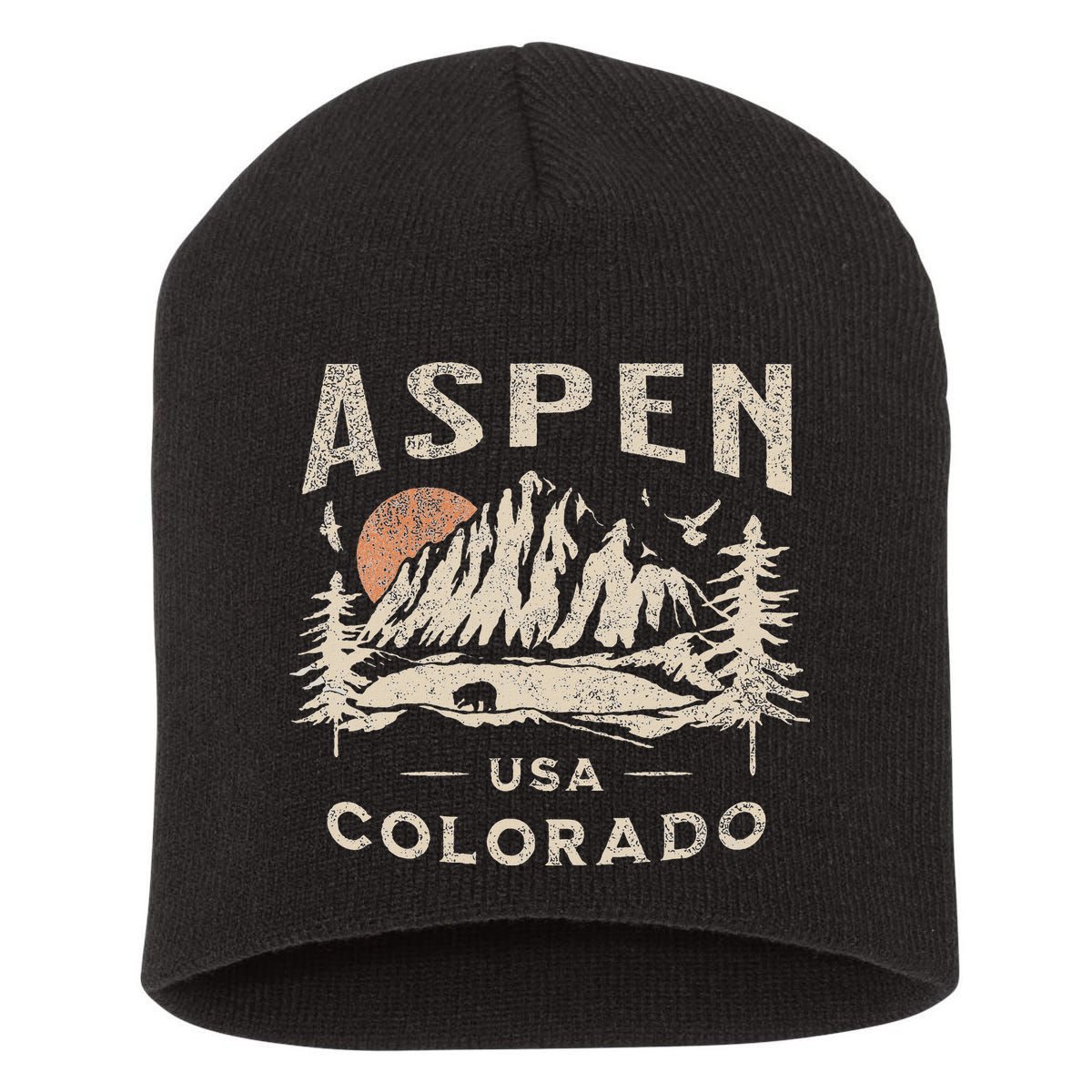 Aspen Short Acrylic Beanie