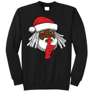 African American Santa Claus Christmas Party Decor Sweatshirt