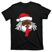 African American Santa Claus Christmas Party Decor T-Shirt