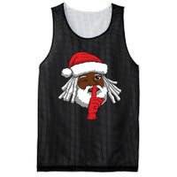 African American Santa Claus Christmas Party Decor Mesh Reversible Basketball Jersey Tank