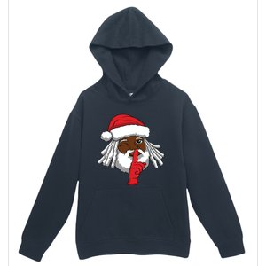 African American Santa Claus Christmas Party Decor Urban Pullover Hoodie