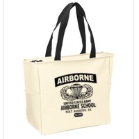 Army Airborne School Fort Benning Ga Zip Tote Bag