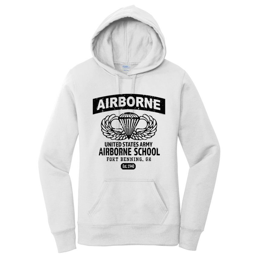 Army Airborne School Fort Benning Ga Women's Pullover Hoodie