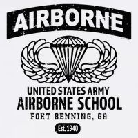 Army Airborne School Fort Benning Ga Cropped Pullover Crew