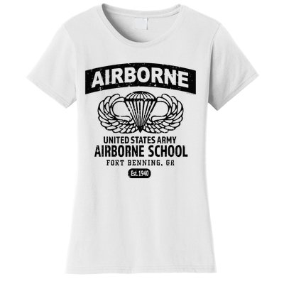 Army Airborne School Fort Benning Ga Women's T-Shirt