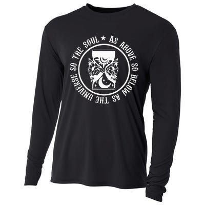 As Above So Below As The Universe So The Soul Cooling Performance Long Sleeve Crew