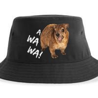 Awawa! Angry Screaming Hyrax Sustainable Bucket Hat