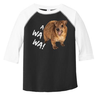 Awawa! Angry Screaming Hyrax Toddler Fine Jersey T-Shirt