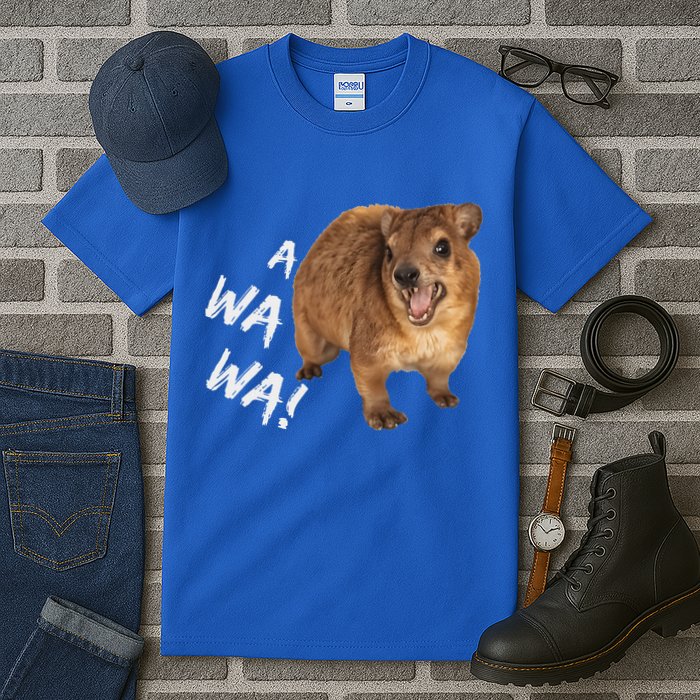 Awawa! Angry Screaming Hyrax Tall T-Shirt