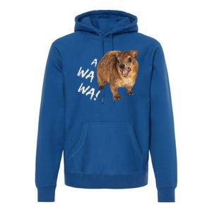 Awawa! Angry Screaming Hyrax Premium Hoodie