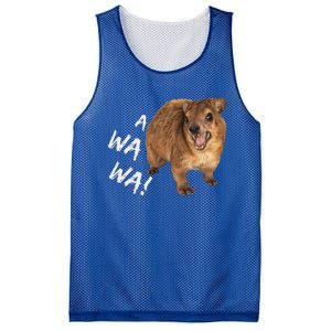 Awawa! Angry Screaming Hyrax Mesh Reversible Basketball Jersey Tank