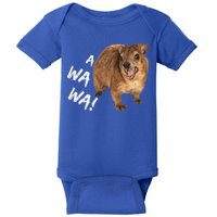Awawa! Angry Screaming Hyrax Baby Bodysuit