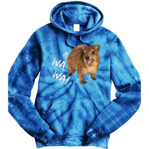 Awawa! Angry Screaming Hyrax Tie Dye Hoodie