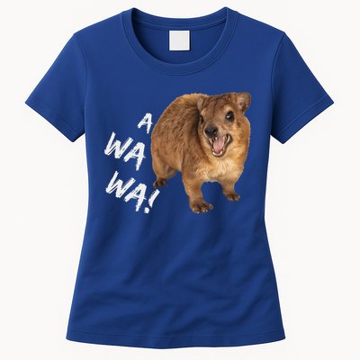 Awawa! Angry Screaming Hyrax Womens T-Shirt