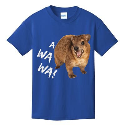 Awawa! Angry Screaming Hyrax Kids T-Shirt