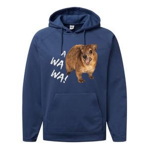 Awawa! Angry Screaming Hyrax Performance Fleece Hoodie