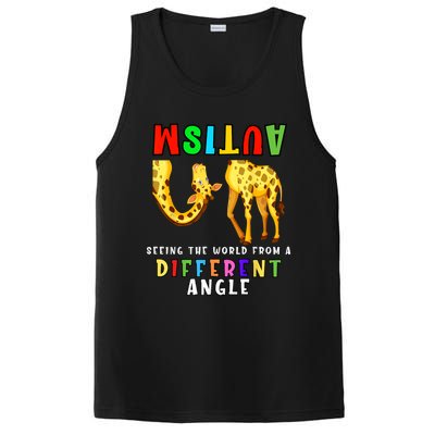 Autism Awareness Seeing The Giraffe World View PosiCharge Competitor Tank