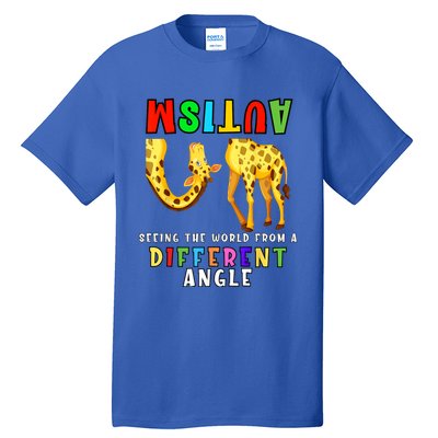 Autism Awareness Seeing The Giraffe World View Tall T-Shirt