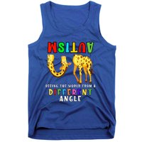 Autism Awareness Seeing The Giraffe World View Tank Top