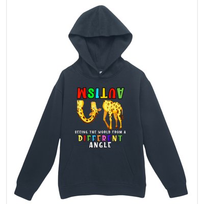 Autism Awareness Seeing The Giraffe World View Urban Pullover Hoodie