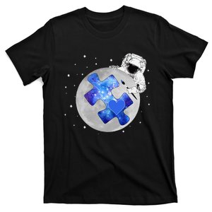 Autism Awareness Space Stars Astronaut T-Shirt