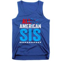 All American Sis Sister 4th Of July Usa Family Matching Gift Tank Top